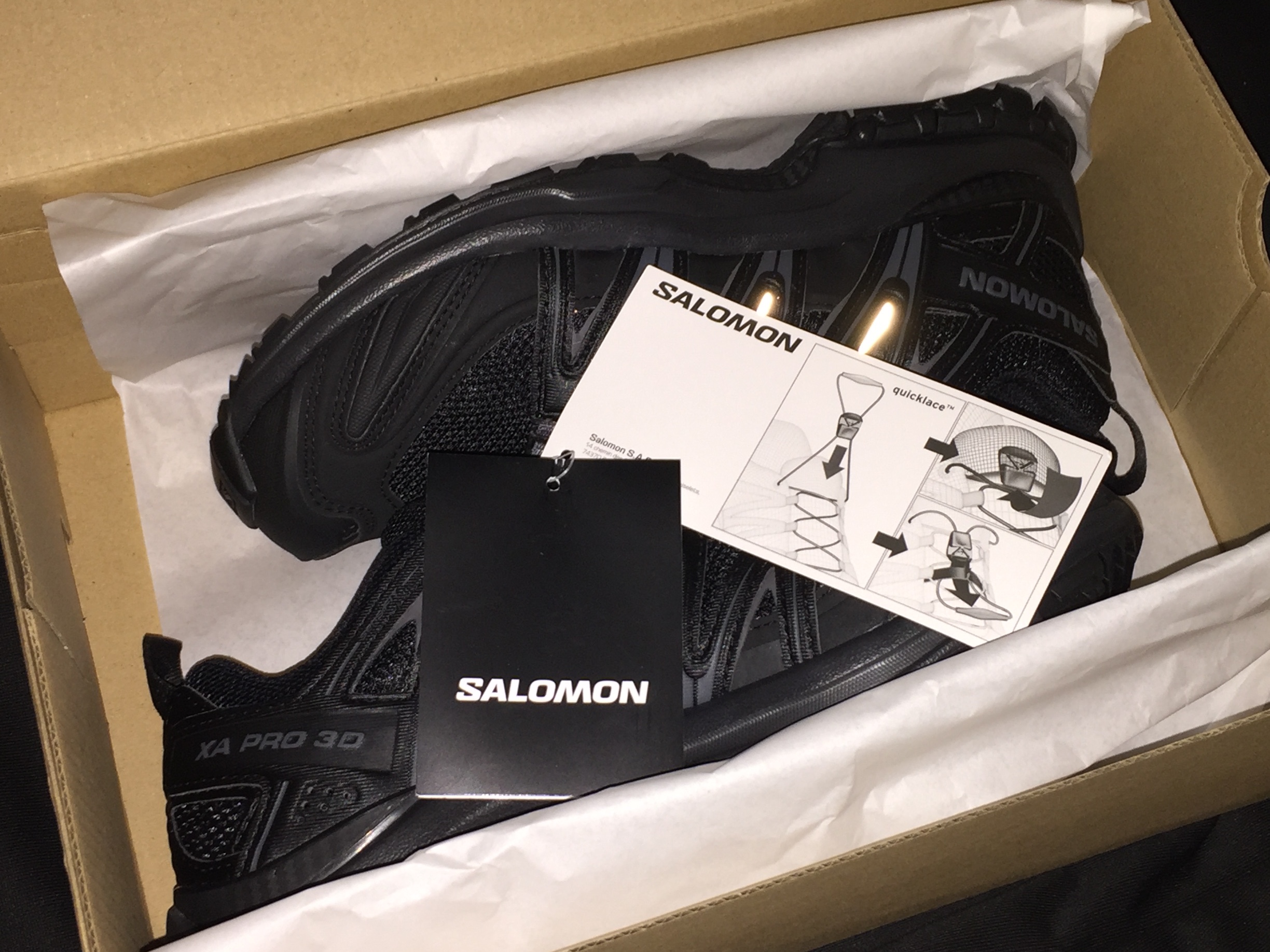 Salomon XA Pro 3D Black Magnet 착용 스타일 - 5