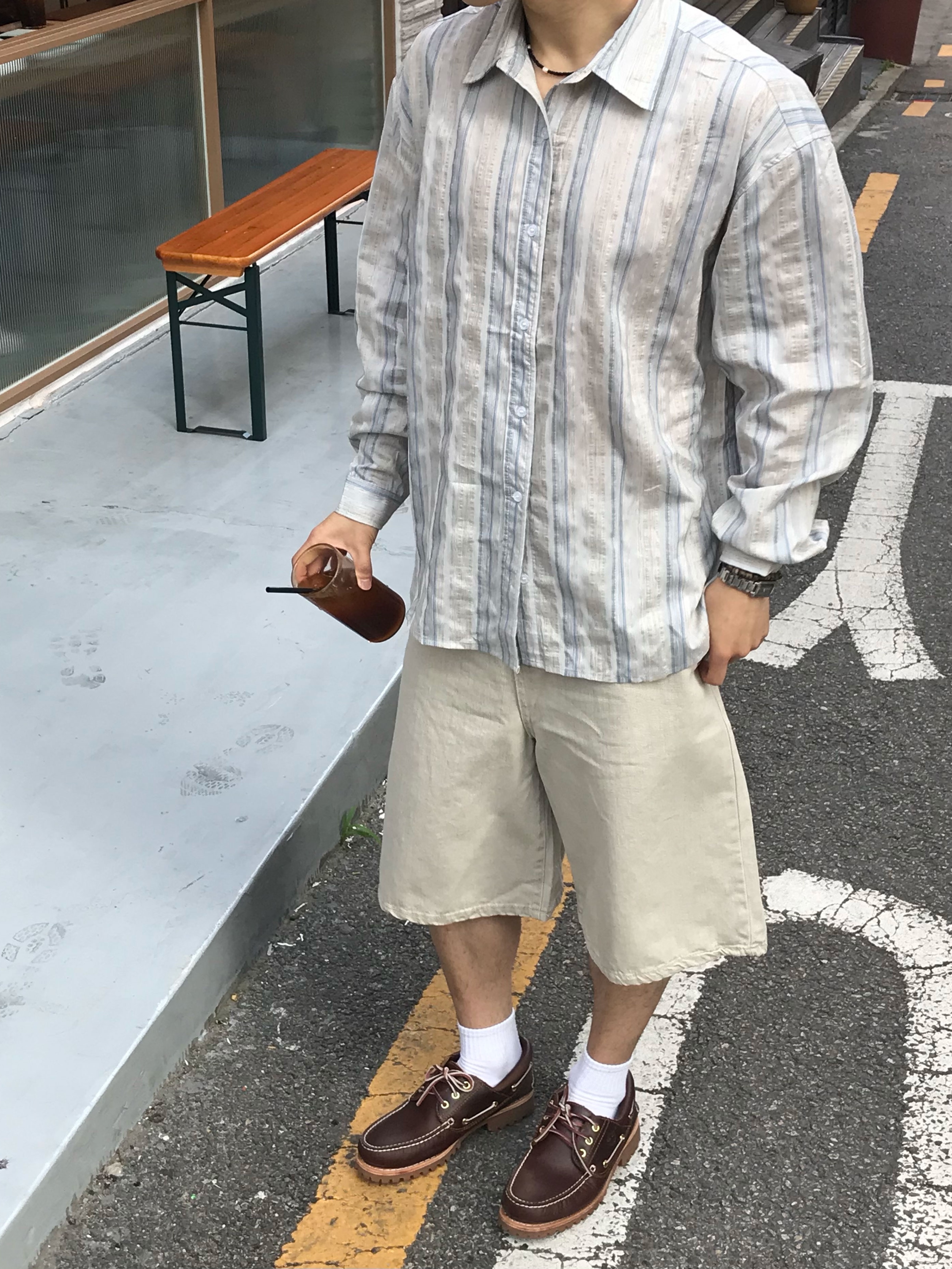 Timberland Classic 3-Eye Boat Shoes Brown - Wide 착용 스타일 - 4