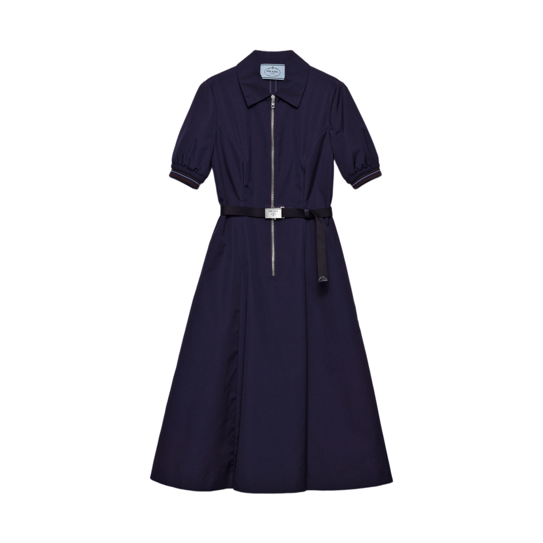 P3Q82H-187P-F0008 (W) Prada Poplin Dress Navy