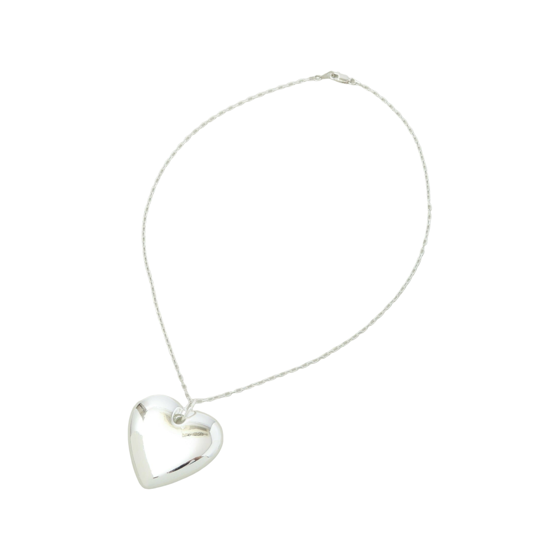 (W) 컨버스 도쿄 하트 참 어소트먼트 네클리스 실버((W) Converse Tokyo Heart Charm Assortment Necklace Silver)