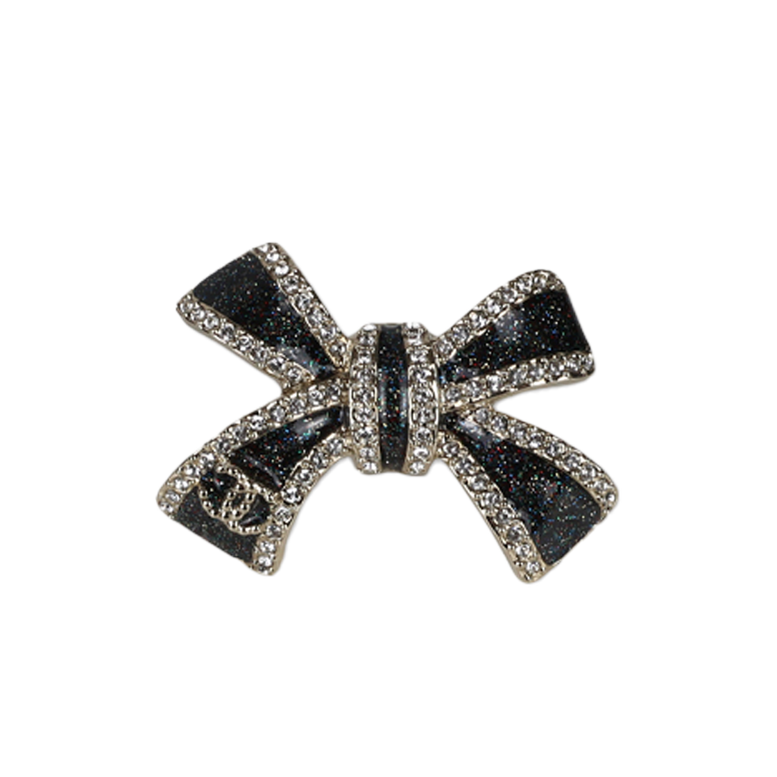 ITSJ7WTGM97H Chanel Metal Resin Ribbon Brooch