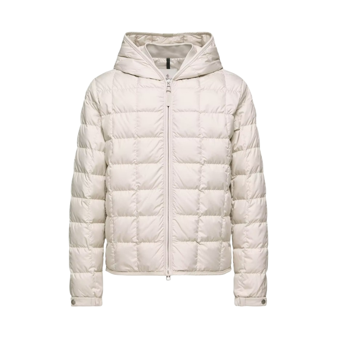 L1-091-1A00064-597X2-215 Moncler Tahrir Square Quilted Hooded Down Jacket Light Beige - 26SS