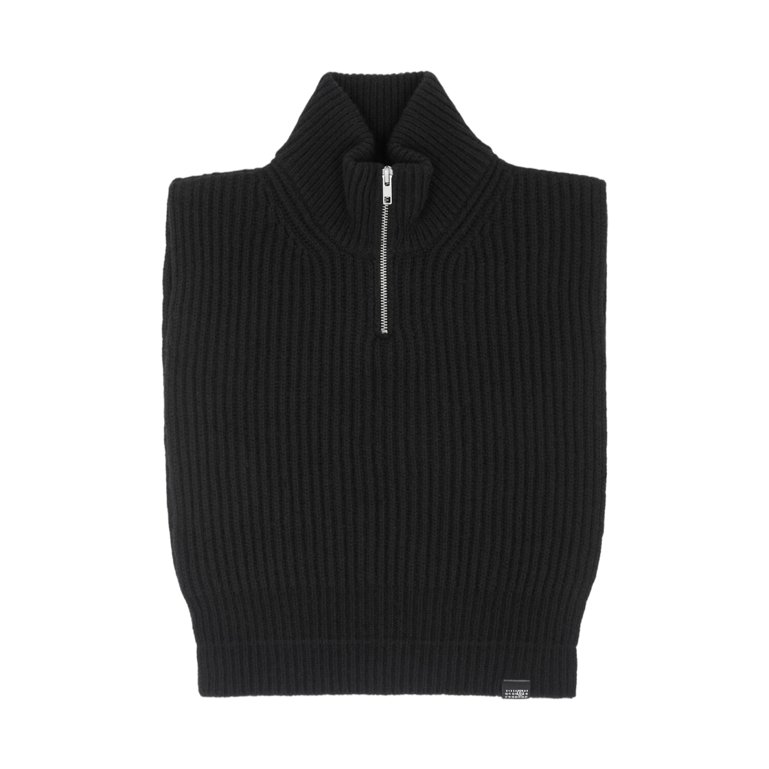 S52TH0062M13285900 (W) MM6 Maison Margiela Wool Sweater Vest Black