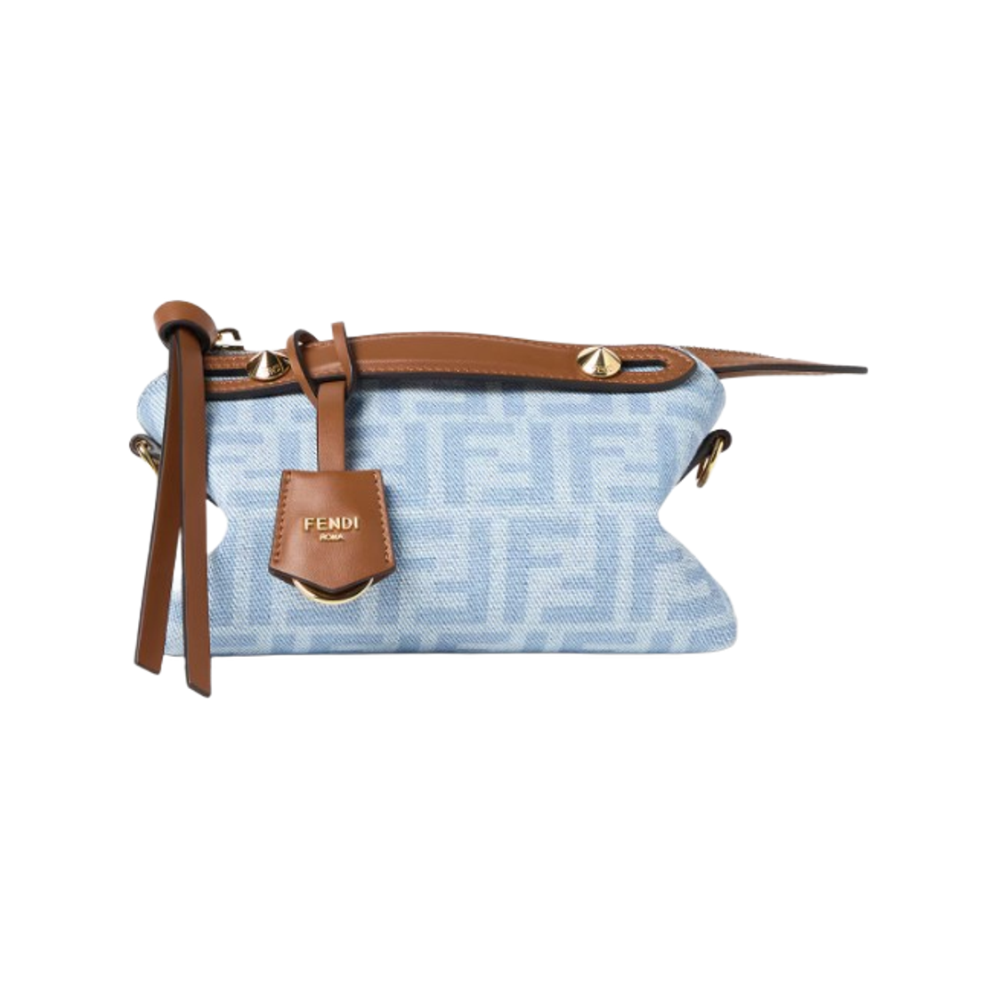 펜디 바이 더 웨이 소프트 FF 데님 미니백 라이트 블루(Fendi By The Way Soft FF Denim Mini Bag Light Blue)