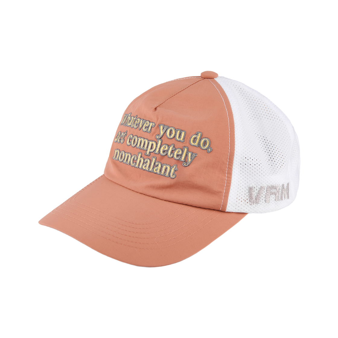 베루툼 슬로건 트러커 햇 핑크(VERUTUM VSH257 Slogan Trucker Hat Pink) - 1