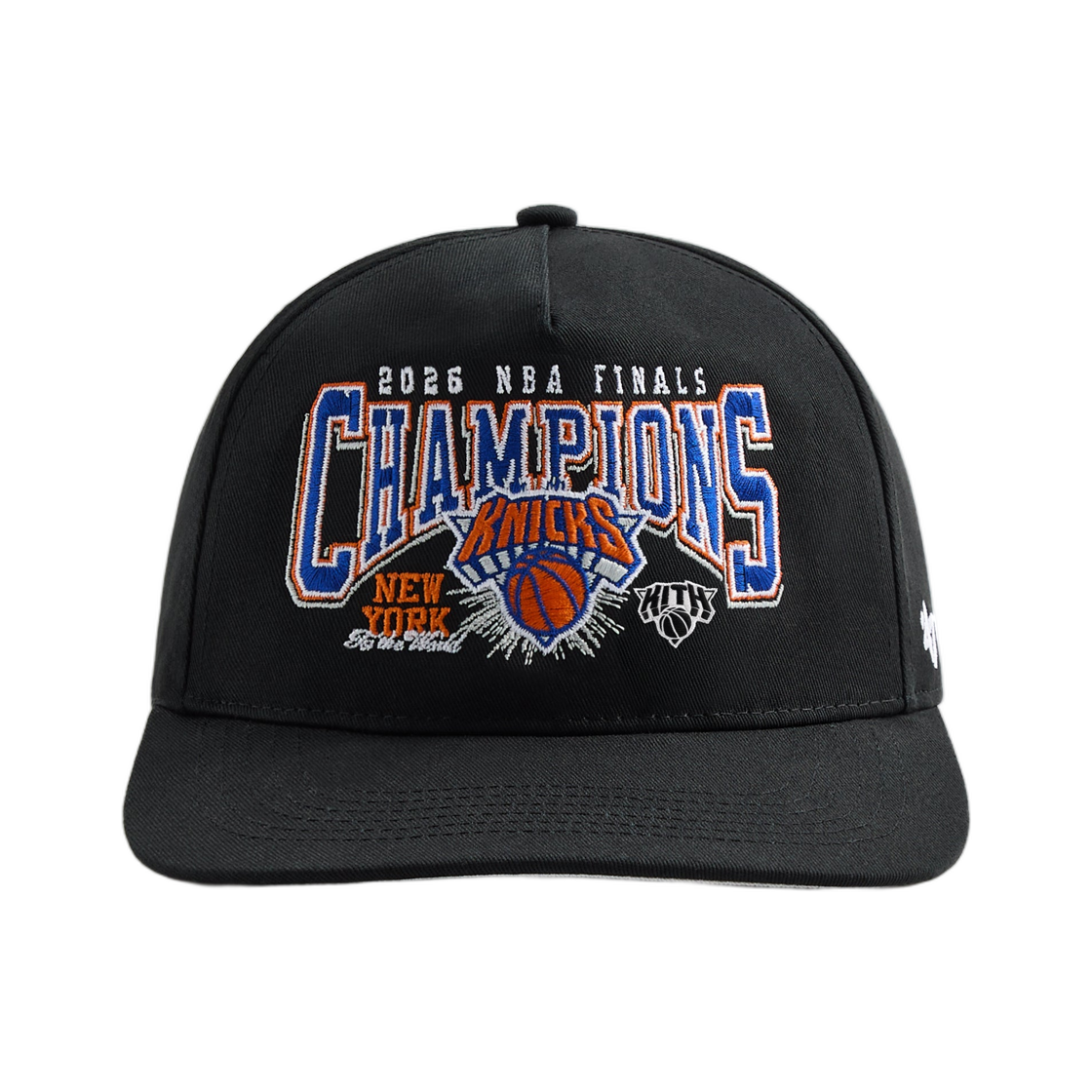 키스 & 47 포 뉴욕 닉스 2026 챔피언 히치 스냅백 블랙(Kith & '47 for the New York Knicks 2026 Champions Hitch Snapback Black)