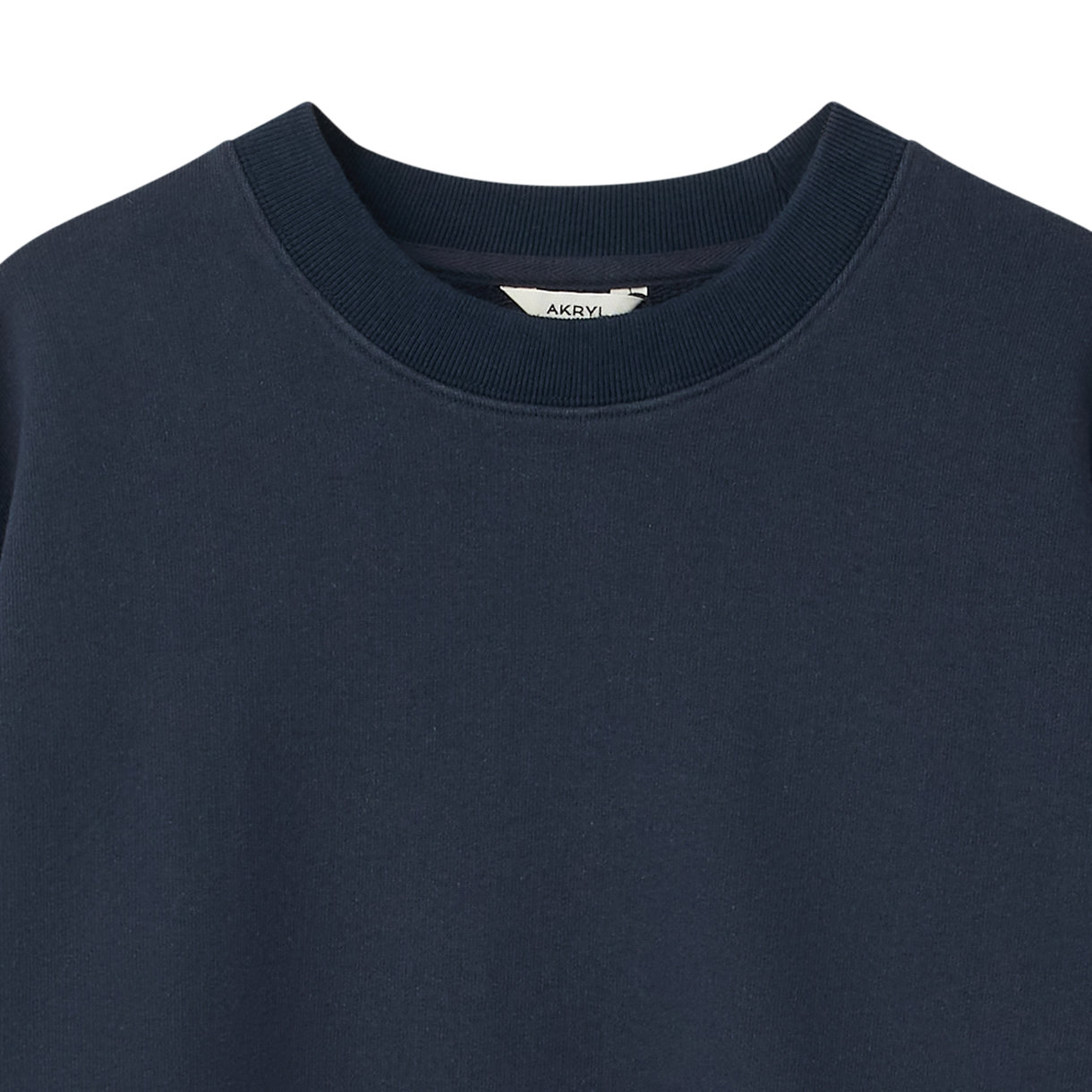 아크릴 박시 스웻셔츠 네이비 - 26FW(AKRYL Boxy Sweatshirt Navy - 26FW) - 3