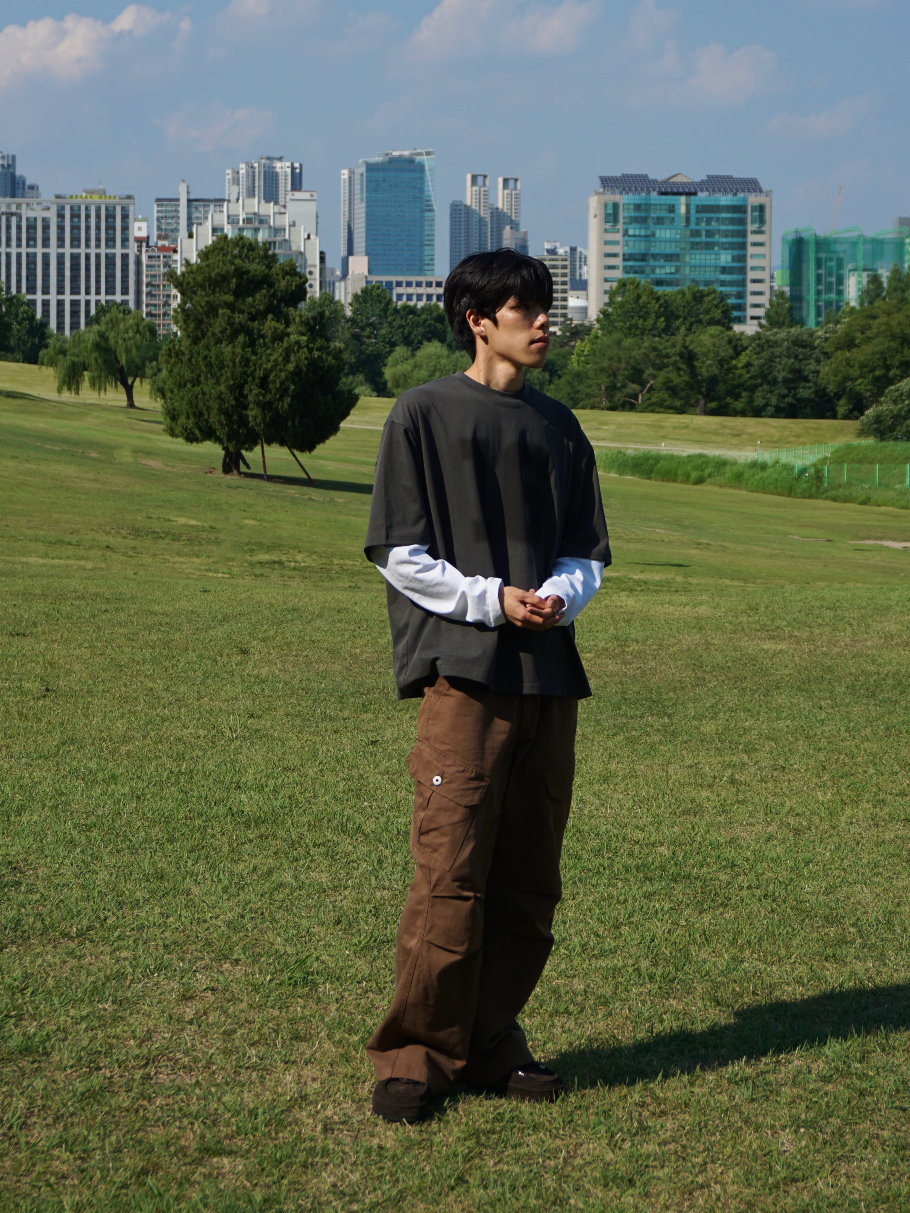 Millo Archive X Negative Three Crescendo Desert Mule Brown 착용 스타일 - 1