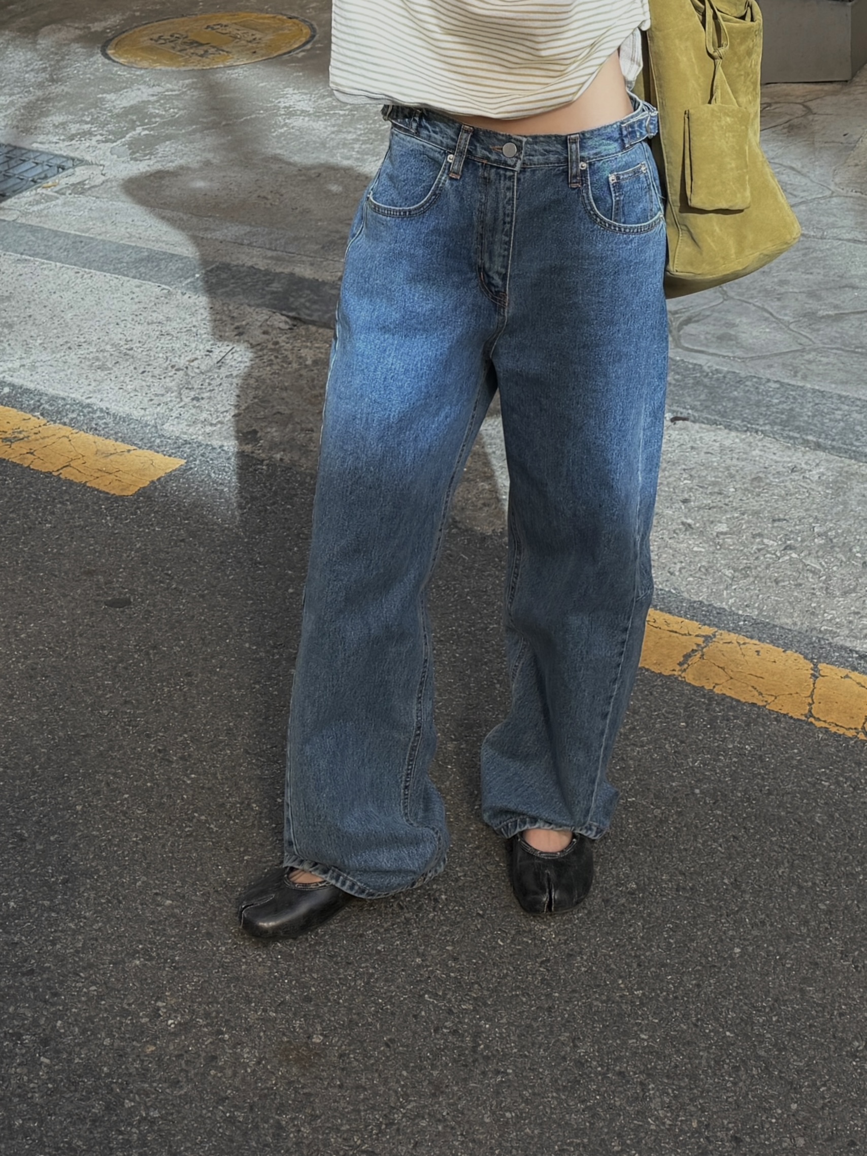 Alex Zono Running Is My Best Friend Trucker Blue 착용 스타일 - 6
