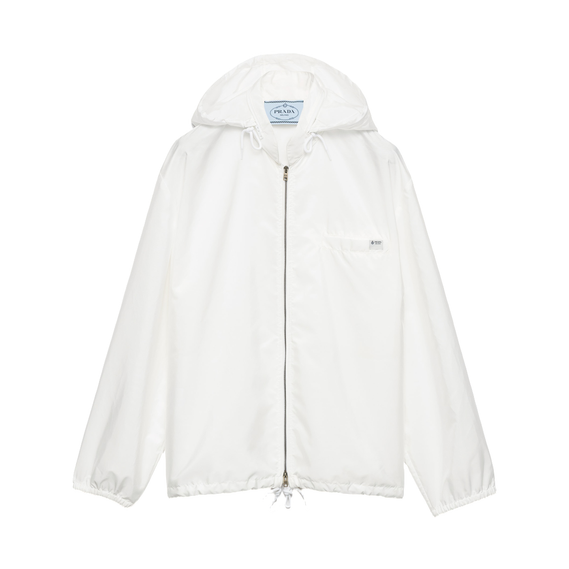 292384-1WQ9-F0009 (W) Prada Lightweight Re-Nylon Blouson Jacket White
