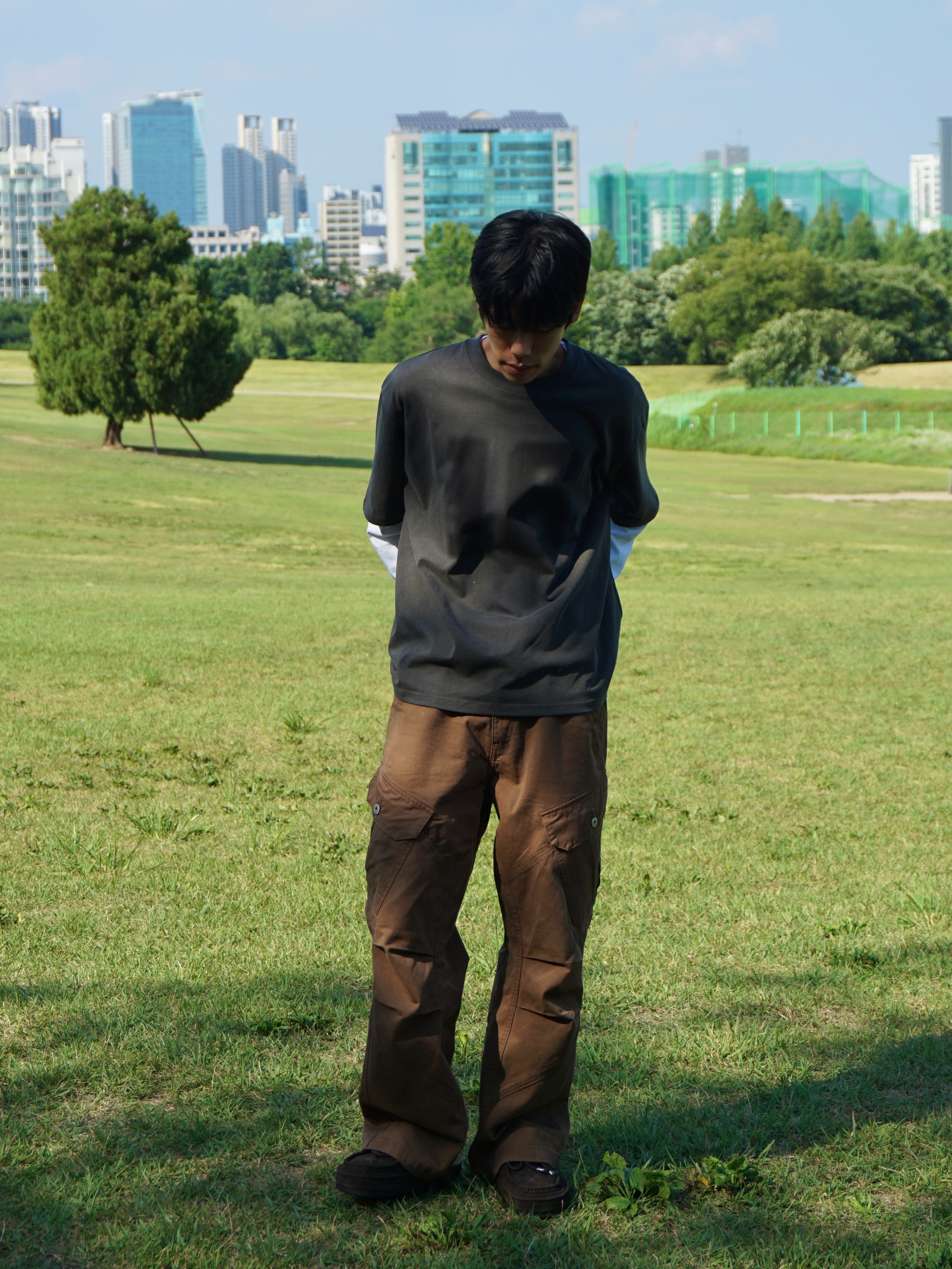 Millo Archive X Negative Three Crescendo Desert Mule Brown 착용 스타일 - 4