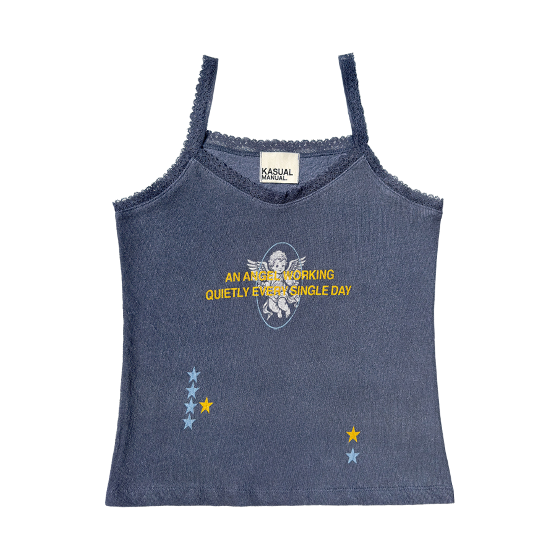 KM26SS20-1 Kasual Manual Angel Working Sleeveless Blue