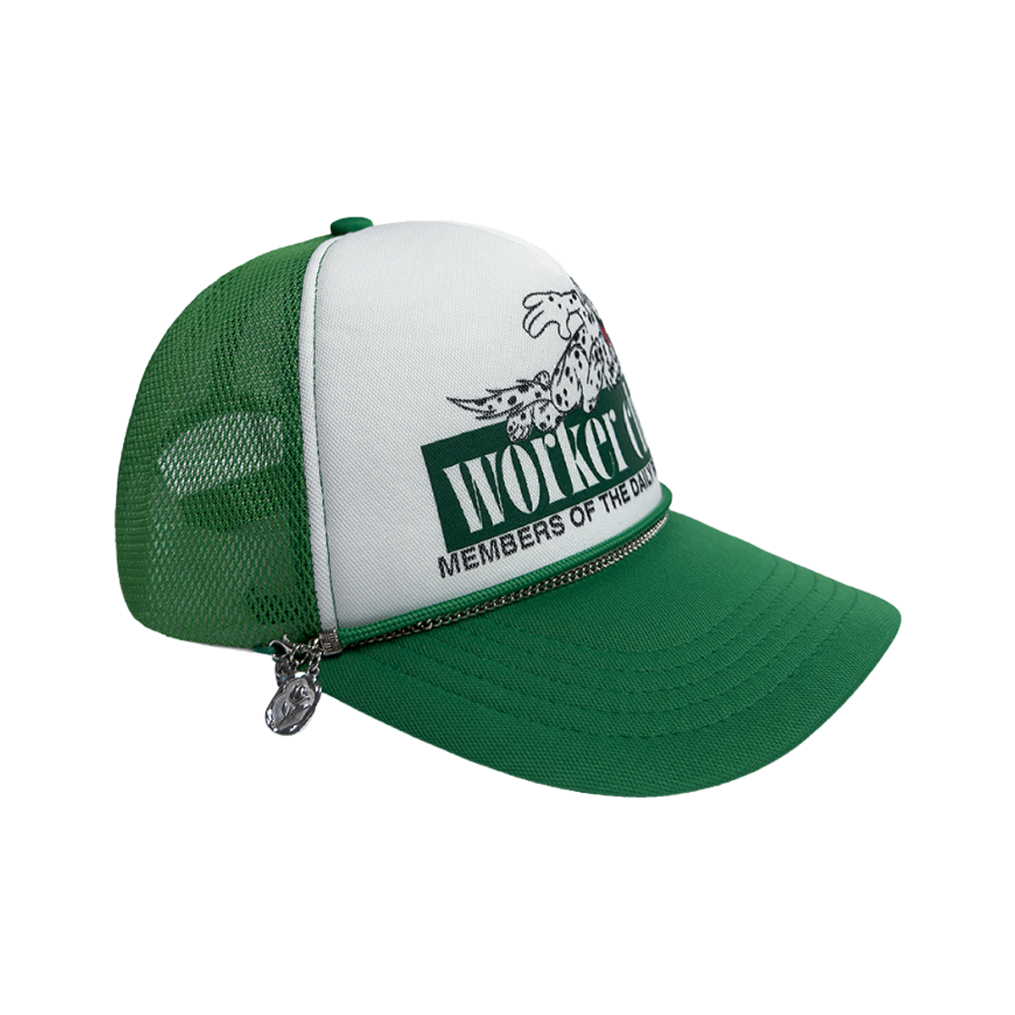 캐주얼 매뉴얼 워커 클럽 메쉬 캡 그린(Kasual Manual Worker Club Mesh Cap Green) - 2