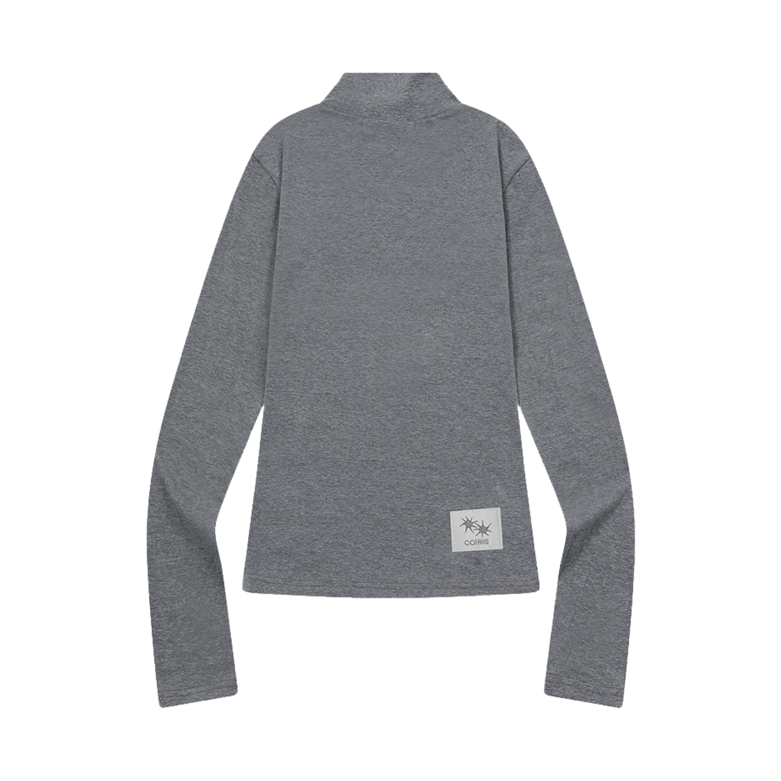 코이리스 유이나 라이트 슬림핏 크롭 반집업 그레이(Coiris Yuina Light Slim Fit Crop Half Zip-Up Gray) - 2