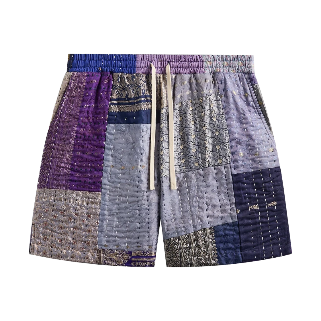 키스 & 킨 탈 패치워크 쇼츠 블루 멀티(Kith & Kin Tal Patchwork Short Blue Multi)