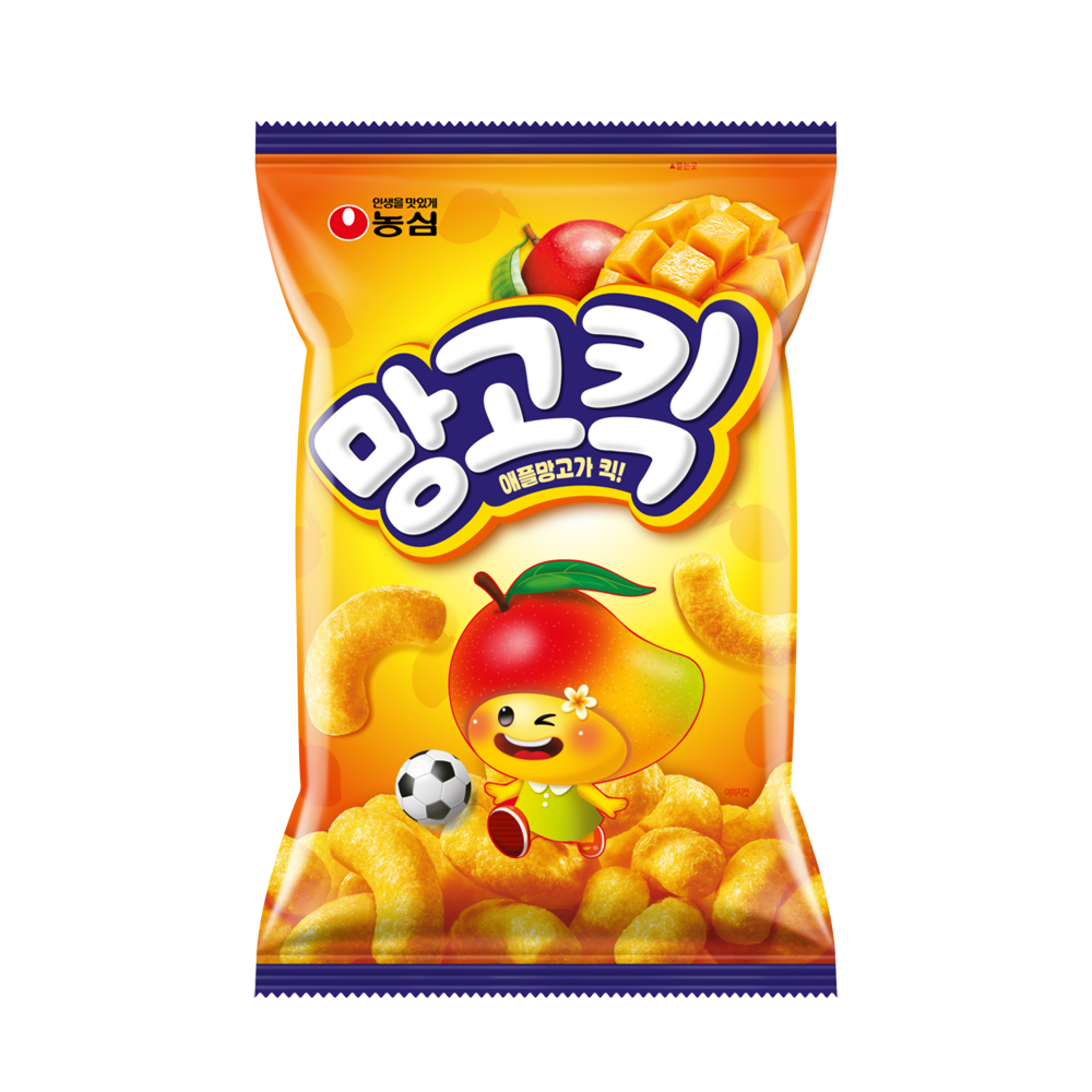 농심 망고킥(100g) 8봉(Nongshim Mango Kick 100g (8 Bags))