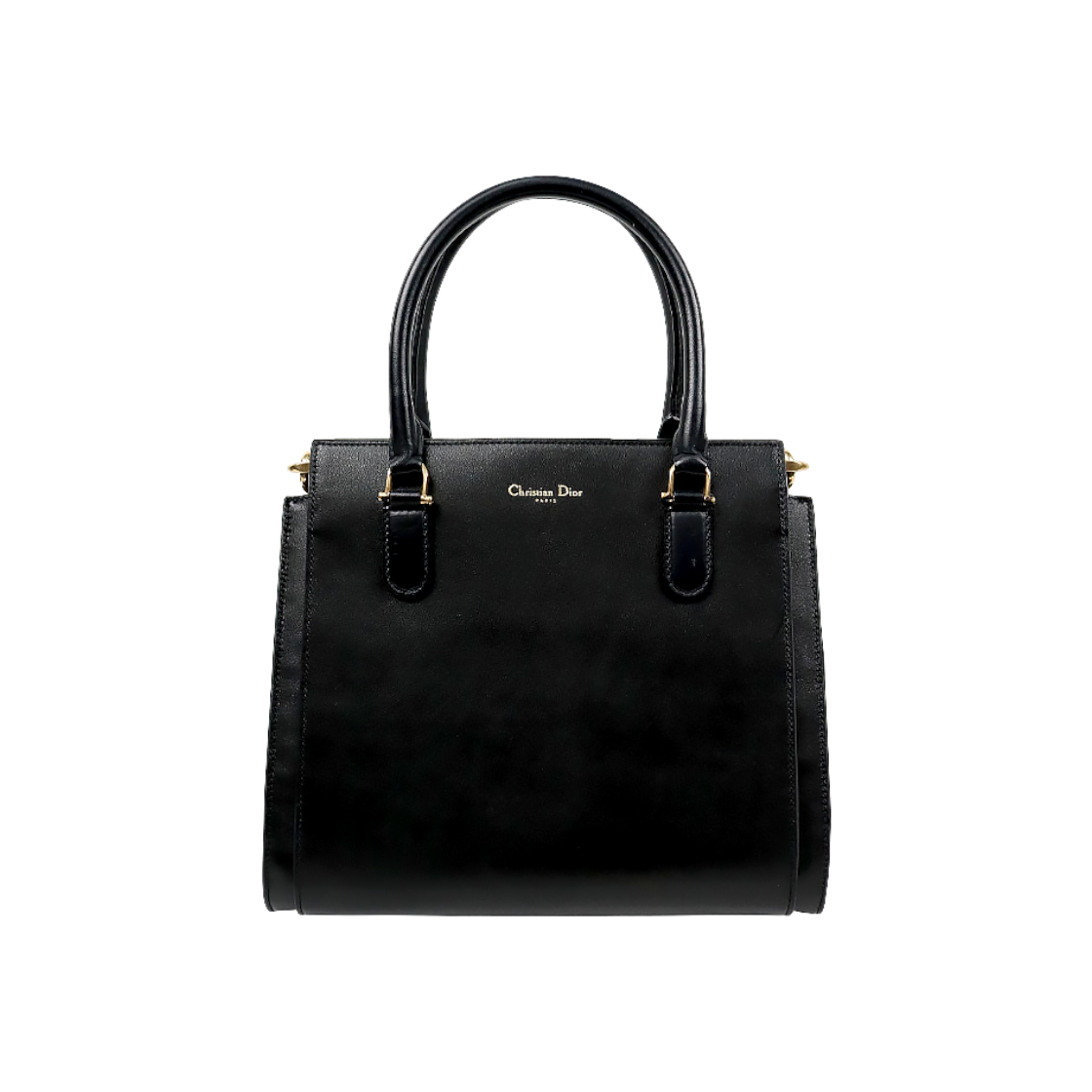 ITV2NCWI6NFB Dior Black Leather 2-Way Bag A-A44247