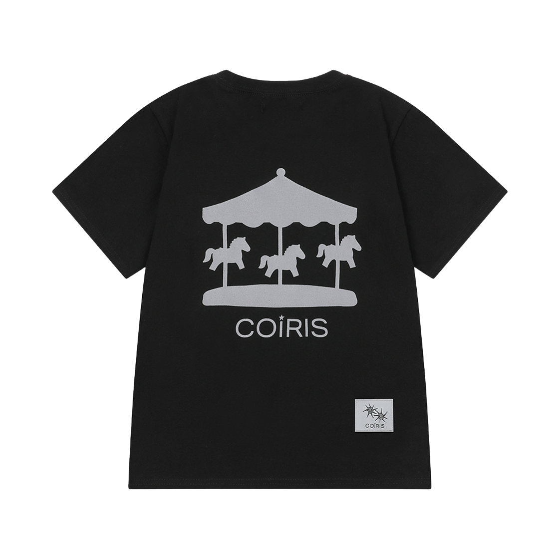 코이리스 캐러셀 그래픽 반팔 티 블랙(Coiris Carousel Graphic Half T Black)
