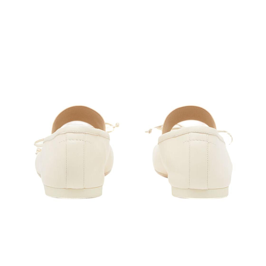 (W) MM6 메종 마르지엘라 아나토믹 뉴메릭 발레리나 앨러배스터((W) MM6 Maison Margiela Anatomic Numeric Ballerinas Alabaster) - 3