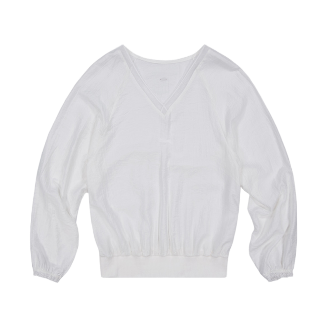 뮈르뮈르 모린 브이 스웻 블라우스(MURMURE Morin V-Neck Sweat Blouse)