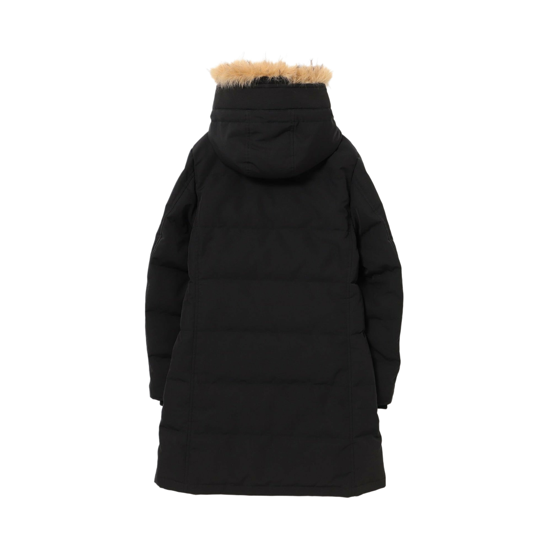 (W) 단톤 포우 퍼 폴리에스터 다운 자켓 블랙((W) Danton Faux Fur Polyester Down Jacket Black) - 2