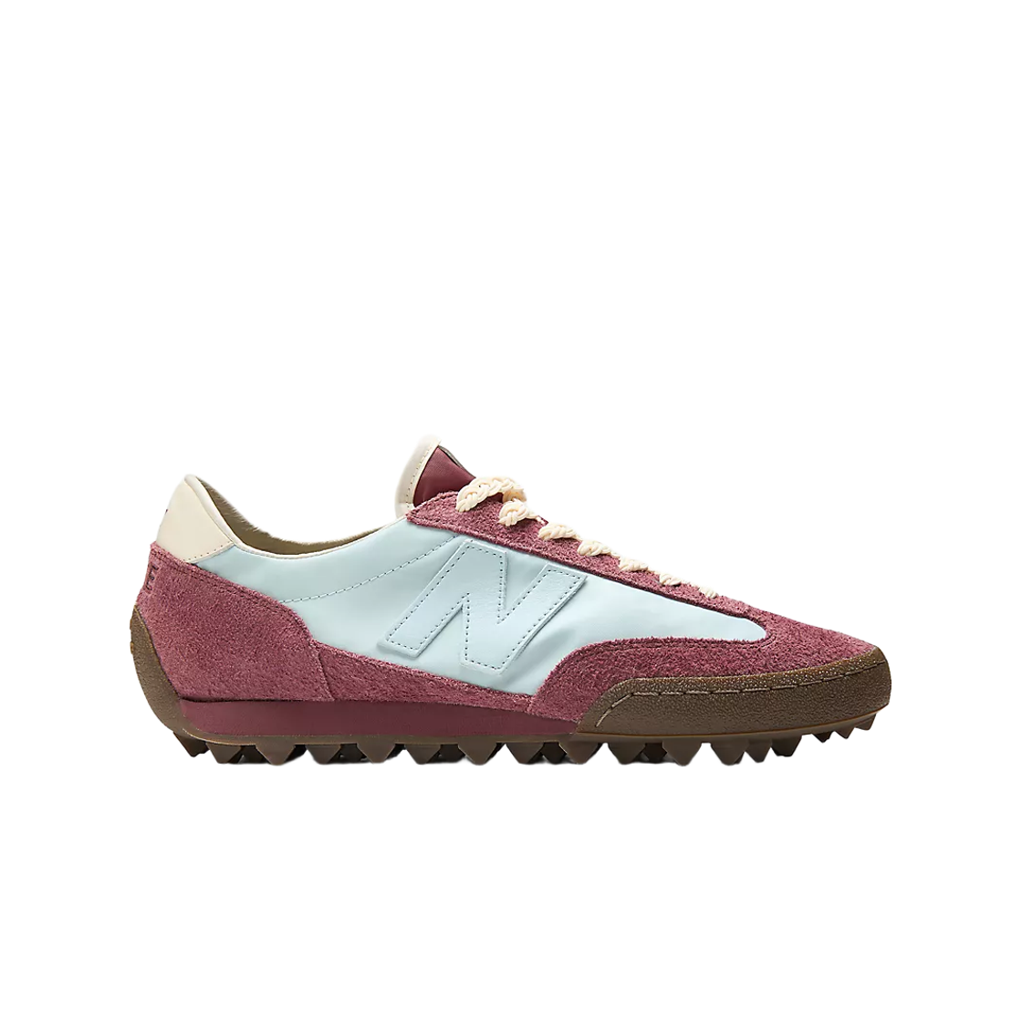 UGTR1LB New Balance x Basketcase Gator Run Washed Burgundy Frosted Glass