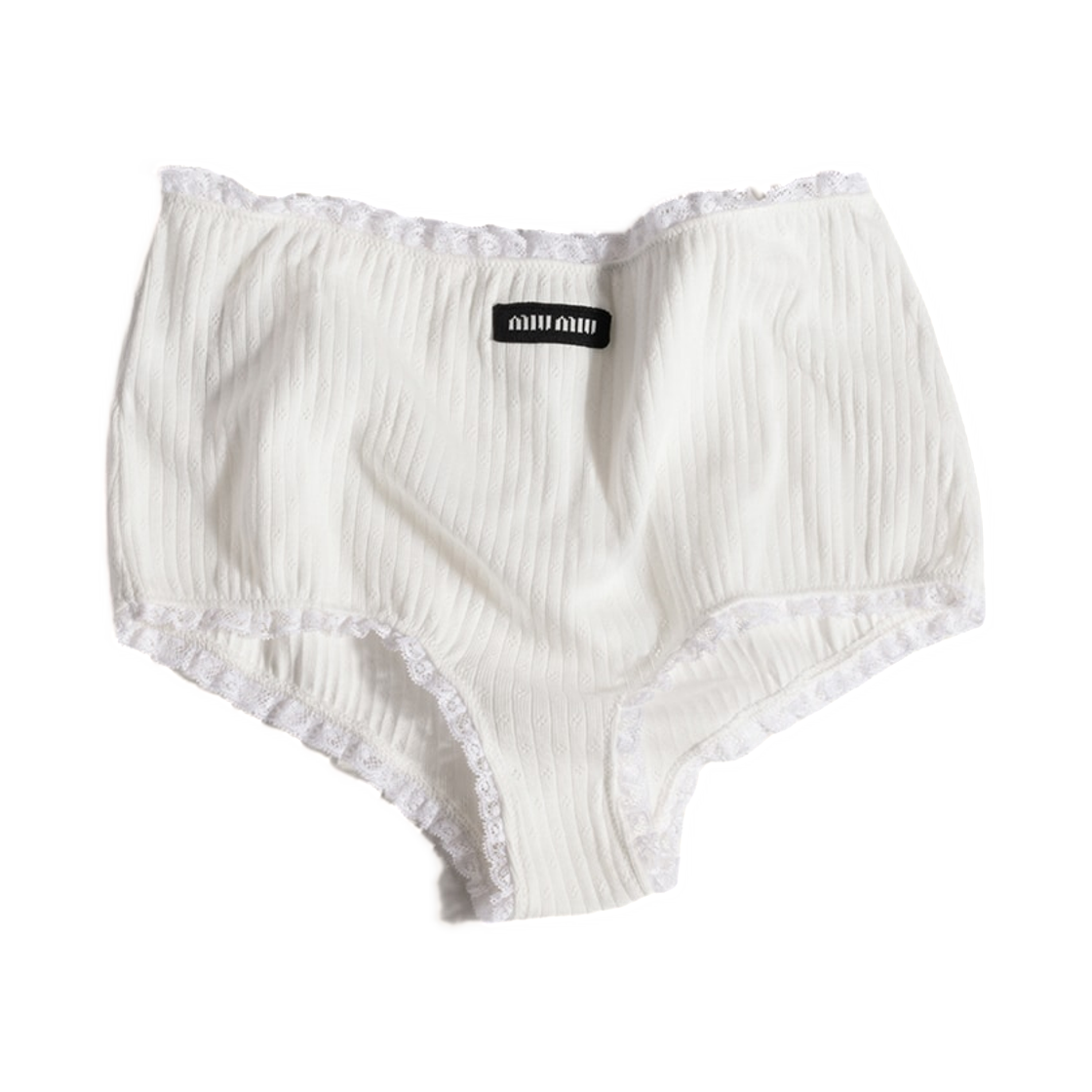SP9483-1951-F0009 (W) Miu Miu Cotton Briefs White