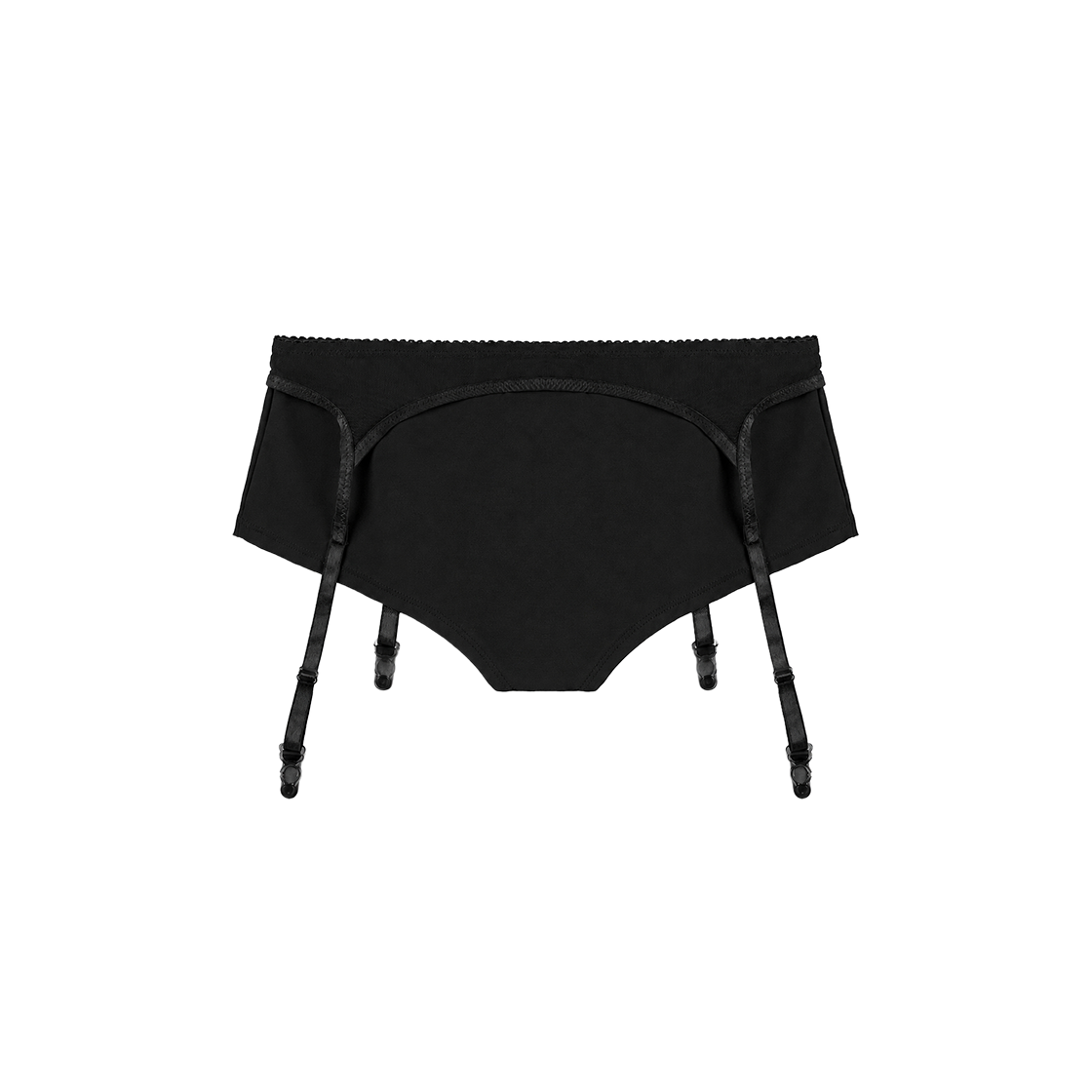 본네 가터 마이크로 쇼츠 블랙(Bonnae garter micro shorts Black) - 2