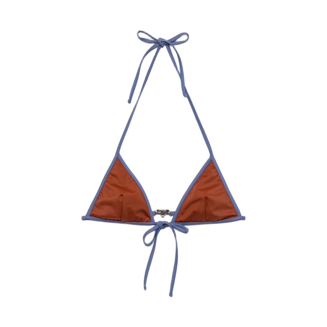 70266-16UL-F05FV (W) Prada Jersey Bikini Top Rust Aviation