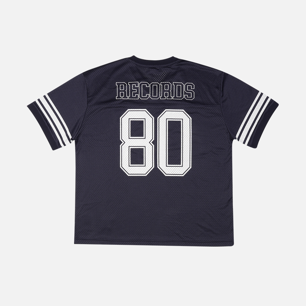 맨하탄 레코즈 풋볼 메쉬 티 - 네이비(Manhattan Records Football Mesh Tee - Navy) - 3