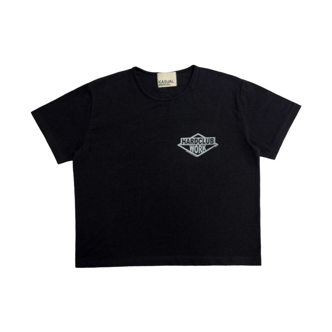 KM26SS37 Kasual Manual Hard Club 06 T-Shirt Black