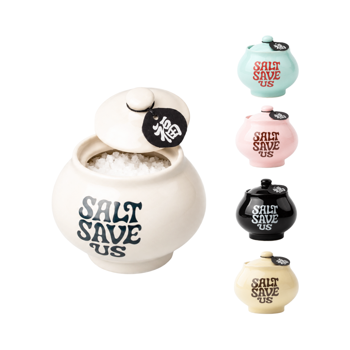 [선물포장] 텐트서울 오행 액막이 소금단지 (5 Colors)([선물포장] TENTSEOUL Five Elements Salt Jar (5 Colors))