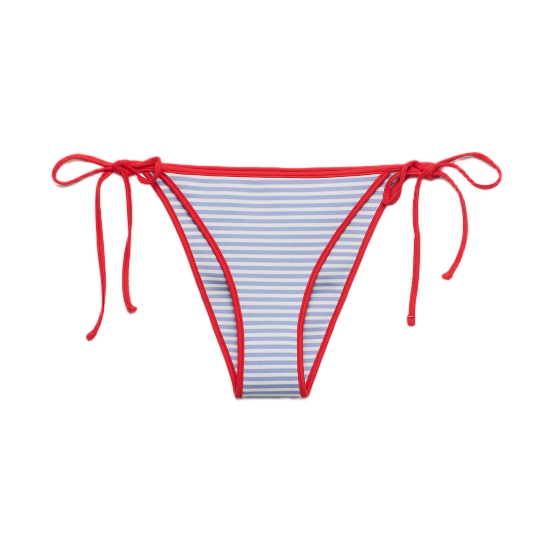 70265-19K8-F0X36 (W) Prada Interlock Jersey Bikini Bottom Periwinkle Red