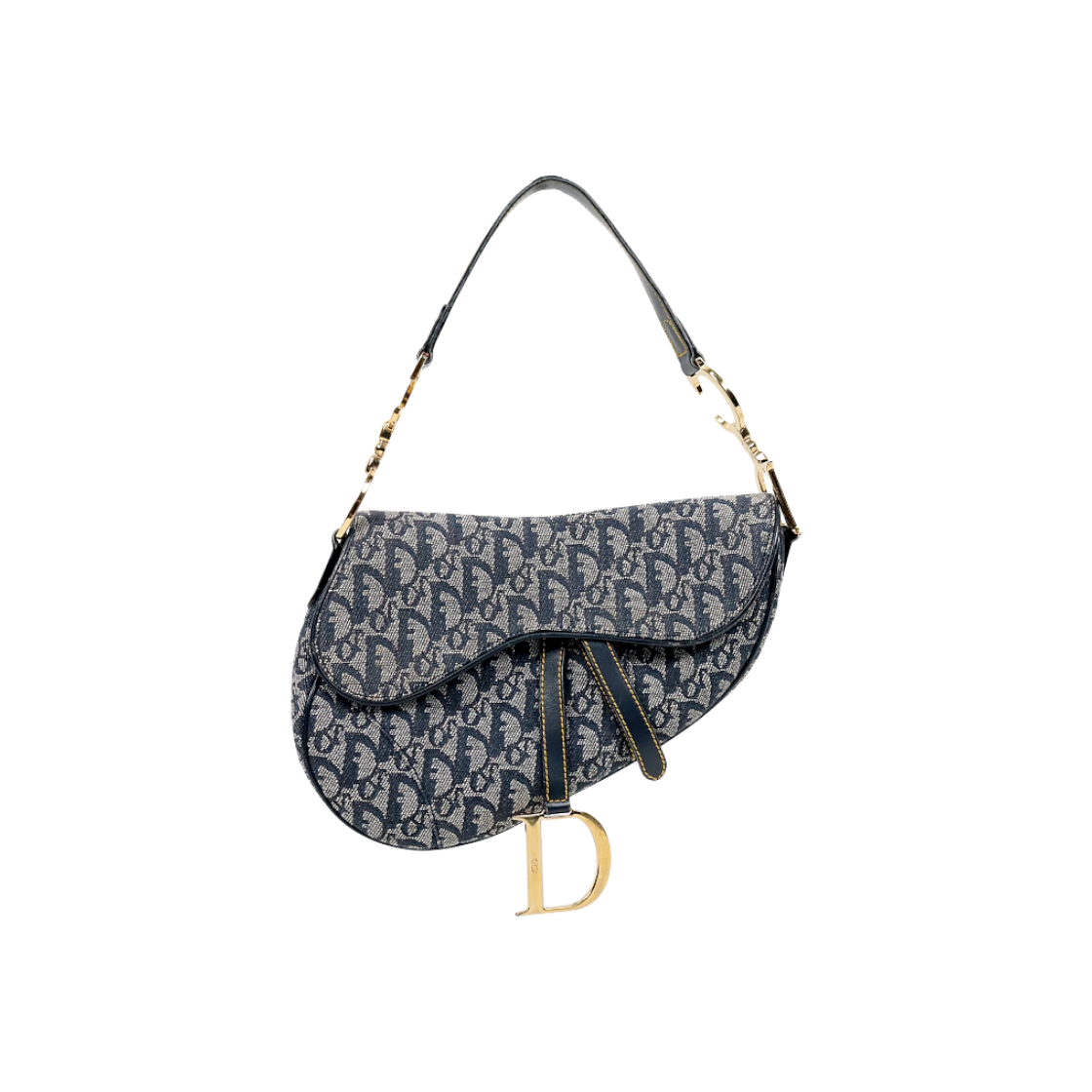 ITQIIVVTUWQC Dior Oblique Canvas Saddle Bag C-A60706