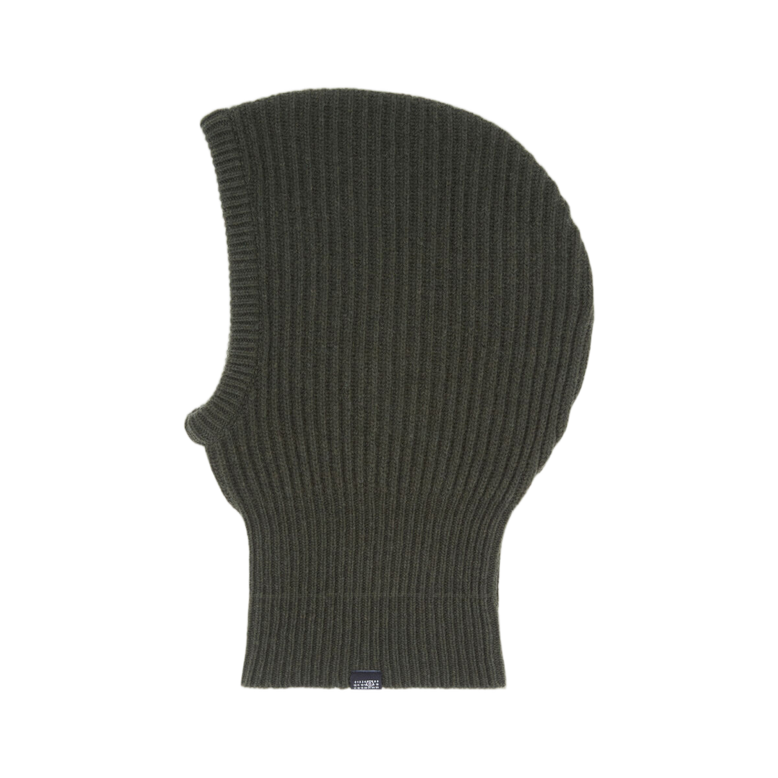 S52TB0017M13285697 MM6 Maison Margiela Knit Balaclava Khaki