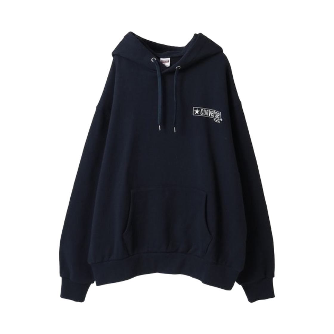 컨버스 도쿄 x 오버 프린트 코토 사인 걸 후드 네이비(Converse Tokyo x Over Print Cotoh Sign Girl Hoodie Navy) - 2