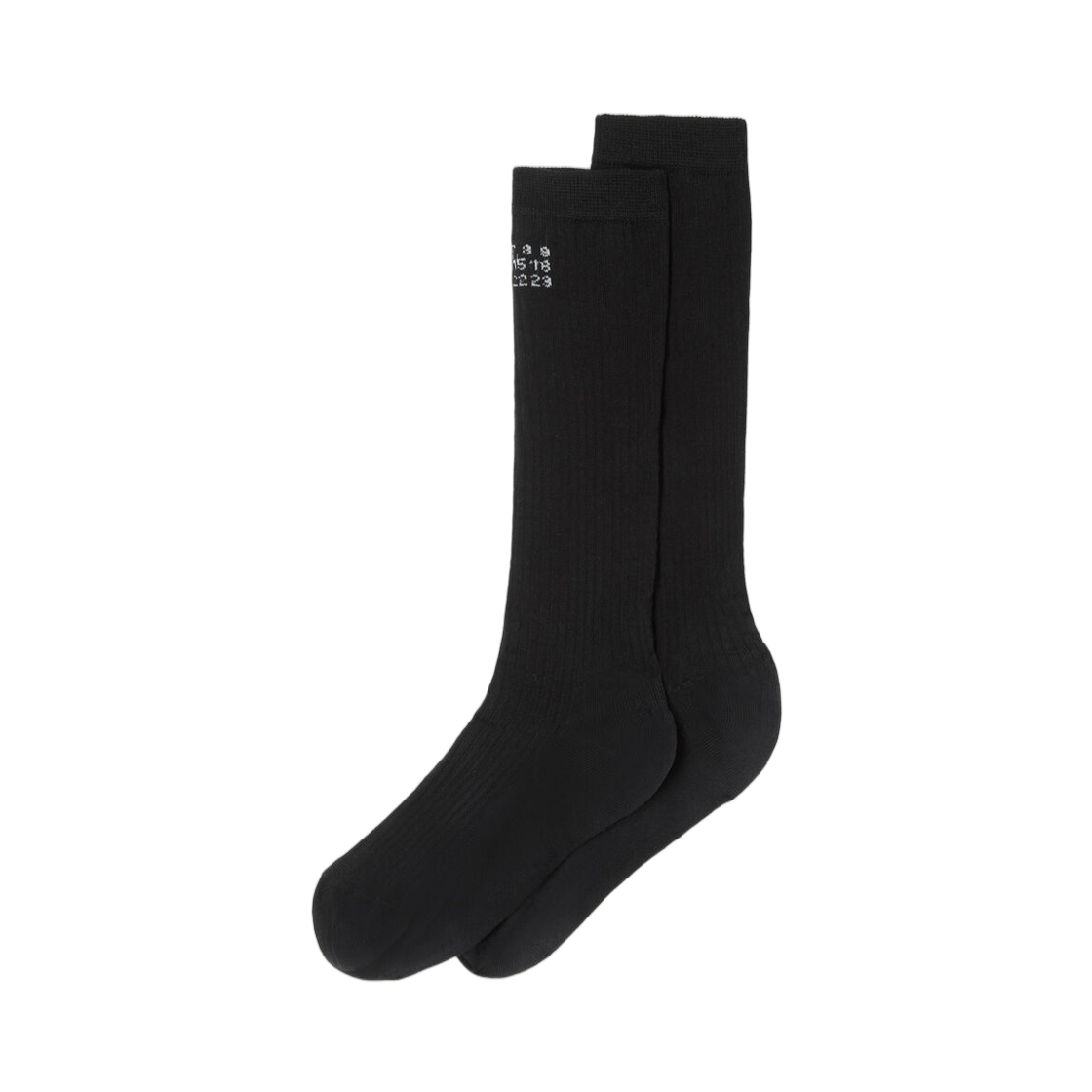 MM6 메종 마르지엘라 니하이 삭스 블랙(MM6 Maison Margiela Knee High Socks Black) - 2