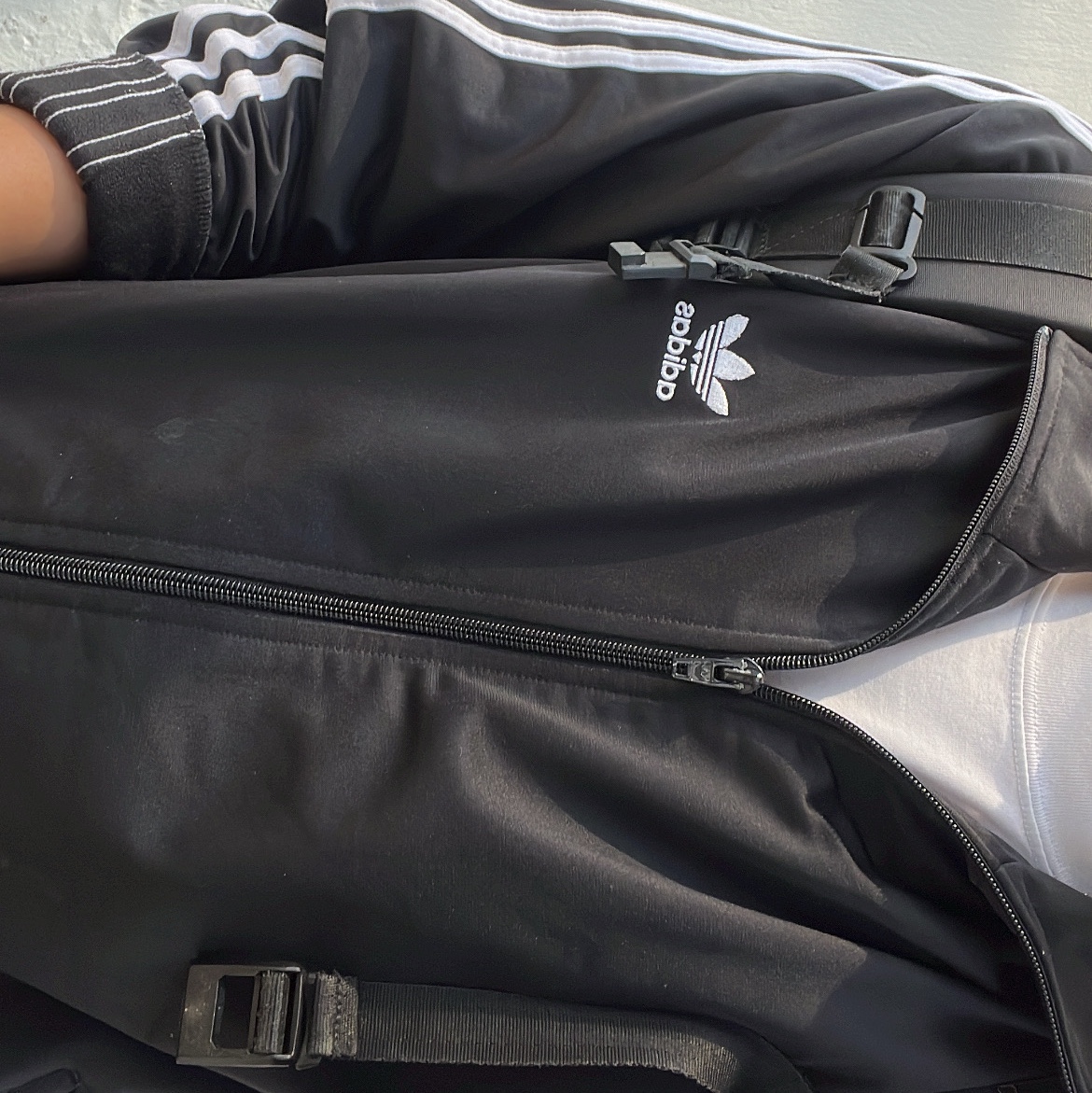 Adidas Adicolor Classics Firebird Track Top Black - KR Sizing 착용 스타일