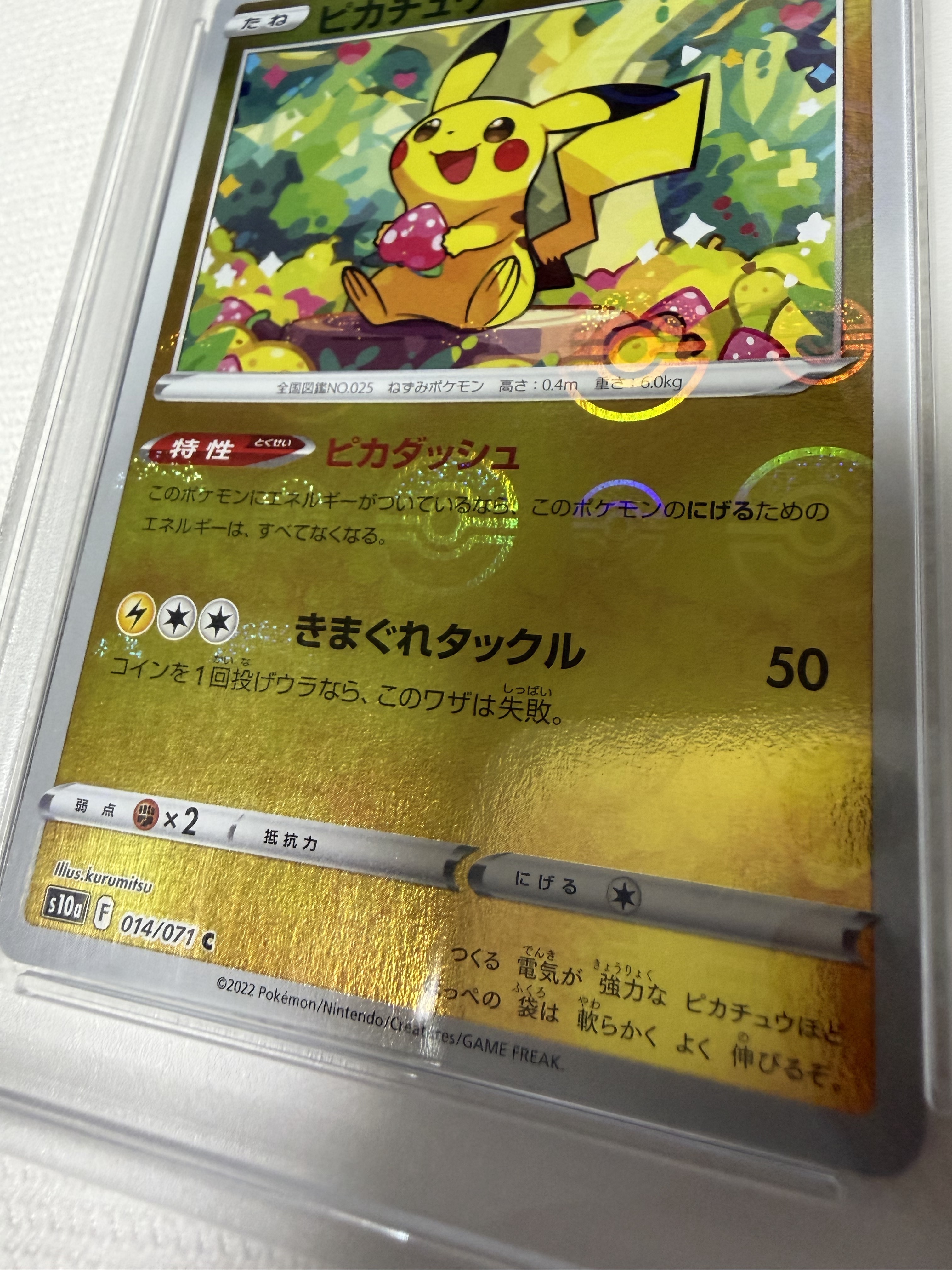 Pokemon TCG Pikachu C Mirror Dark Phantasma (Japanese Ver.) 착용 스타일