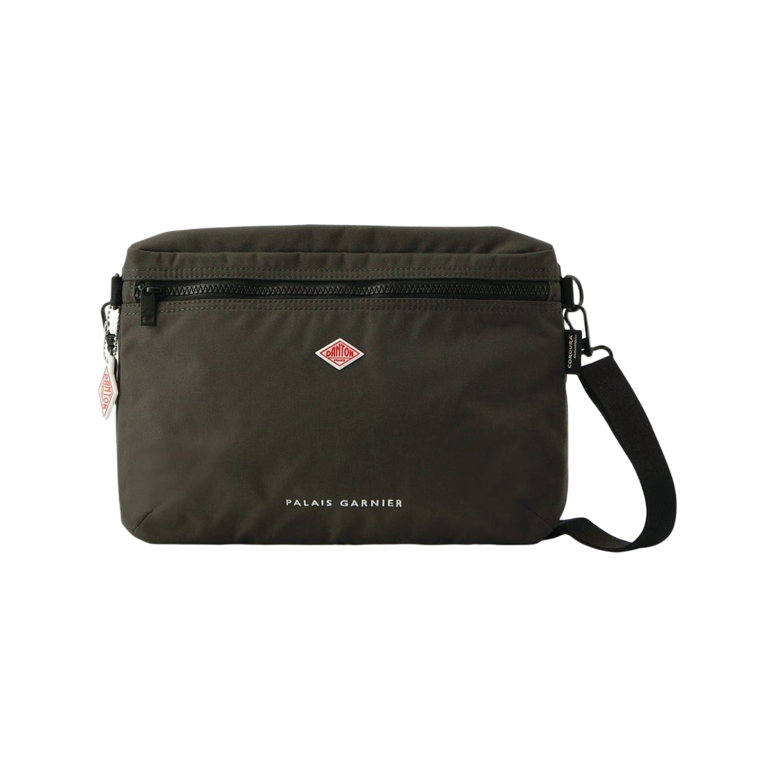 단톤 팔레이스 가르니에 코듀라 캔버스 숄더 파우치 다크 그레이(Danton Palais Garnier Cordura Canvas Shoulder Pouch Dark Grey)