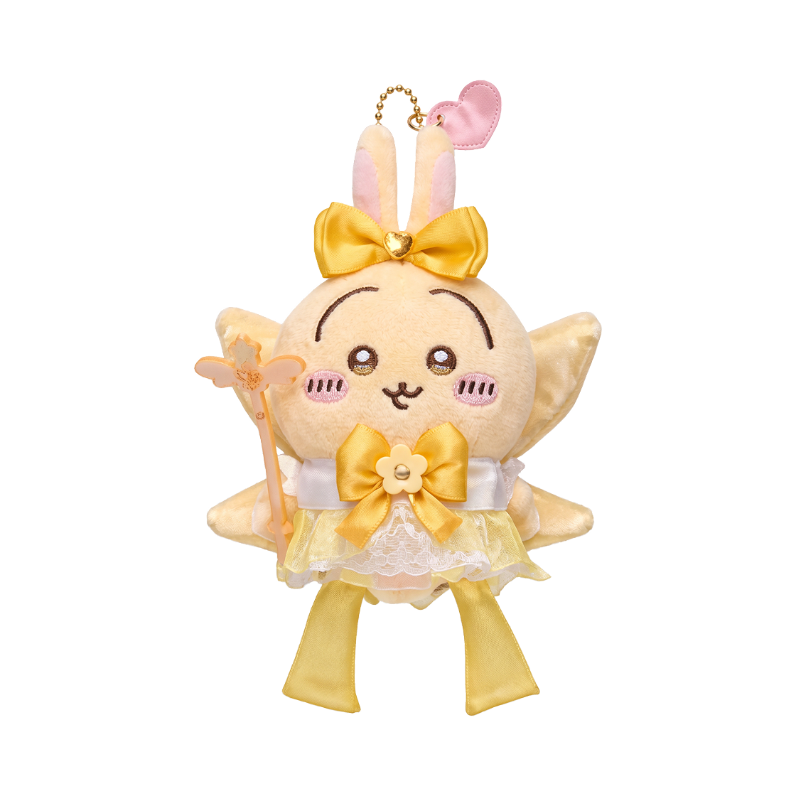 치이카와 초 매지컬 파워업 마스코트 키링 우사기(Chiikawa Super Magical Power-Up Mascot Keyring Usagi)