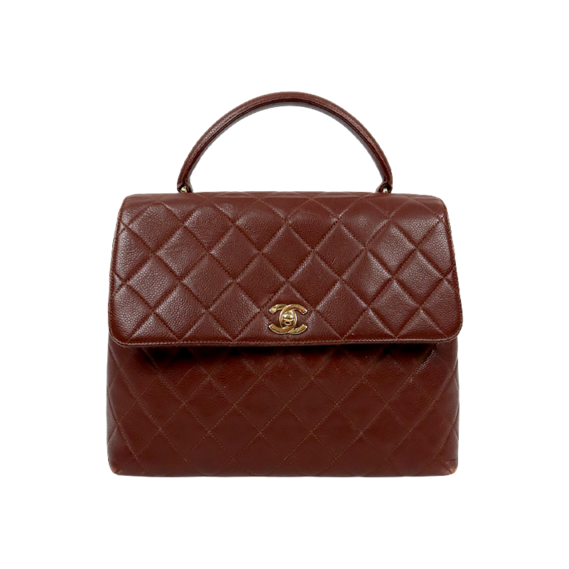 IT2KS7HBS6C2 Chanel Brown Coco Handle Tote Bag