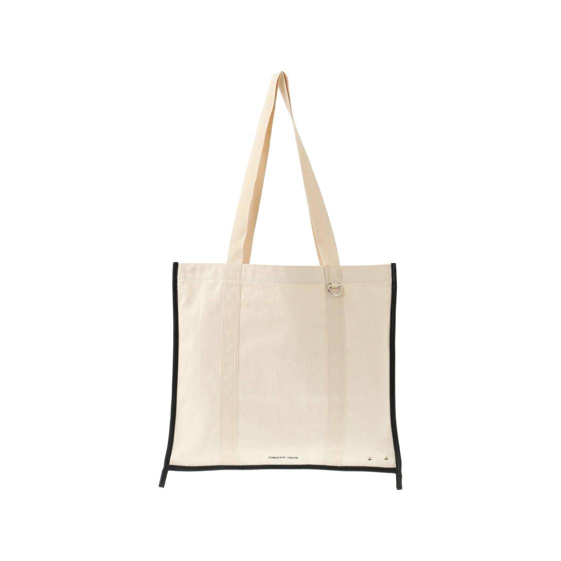 컨버스 도쿄 엣지 바인딩 캔버스 토트백 블랙(Converse Tokyo Edge Binding Canvas Tote Bag Black)