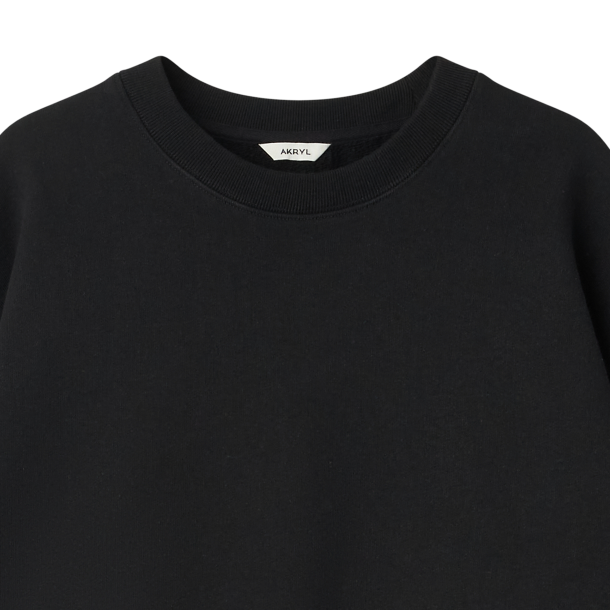 아크릴 박시 스웻셔츠 블랙 - 26FW(AKRYL Boxy Sweatshirt Black - 26FW) - 3