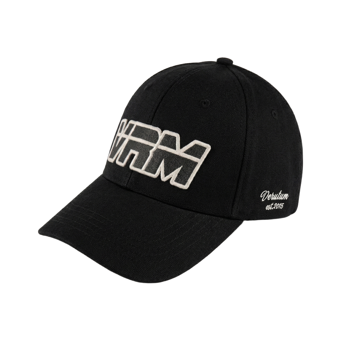 베루툼 VRM 아플리케 로고 피그먼트 볼캡 블랙(VERUTUM BC251P VRM Applique Logo Pigment Ball Cap Black)