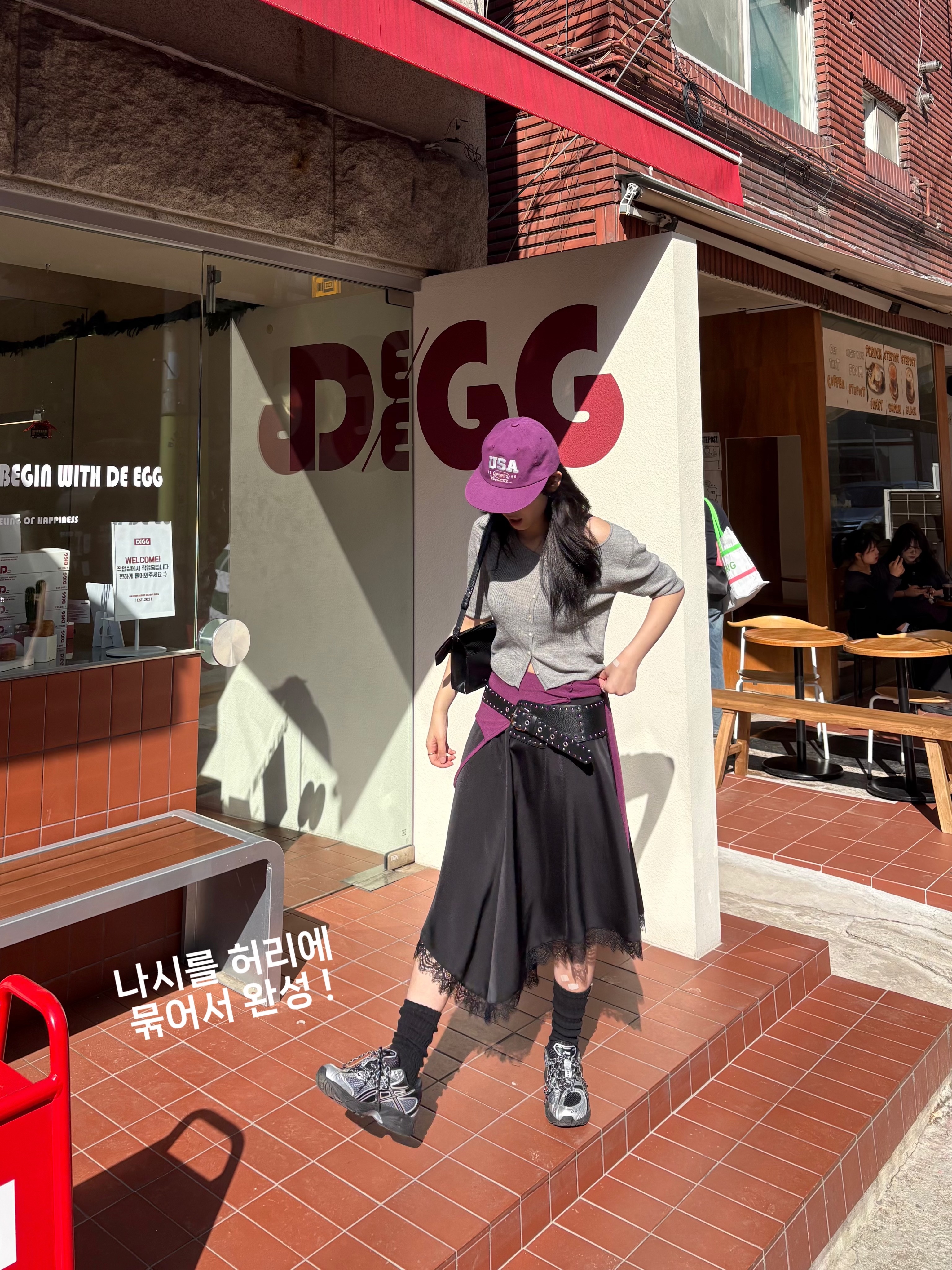 Asics Gel-Nimbus 10.1 Black Pure Silver - Korea Exclusive, Maison Margiela Snatched Classique Medium Black 착용 스타일 - 4