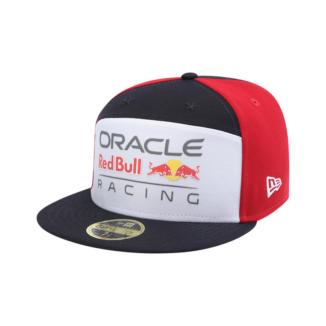 15171335 New Era x Oracle Red Bull Racing Split Panel Fitted Cap Basic Multi Navy