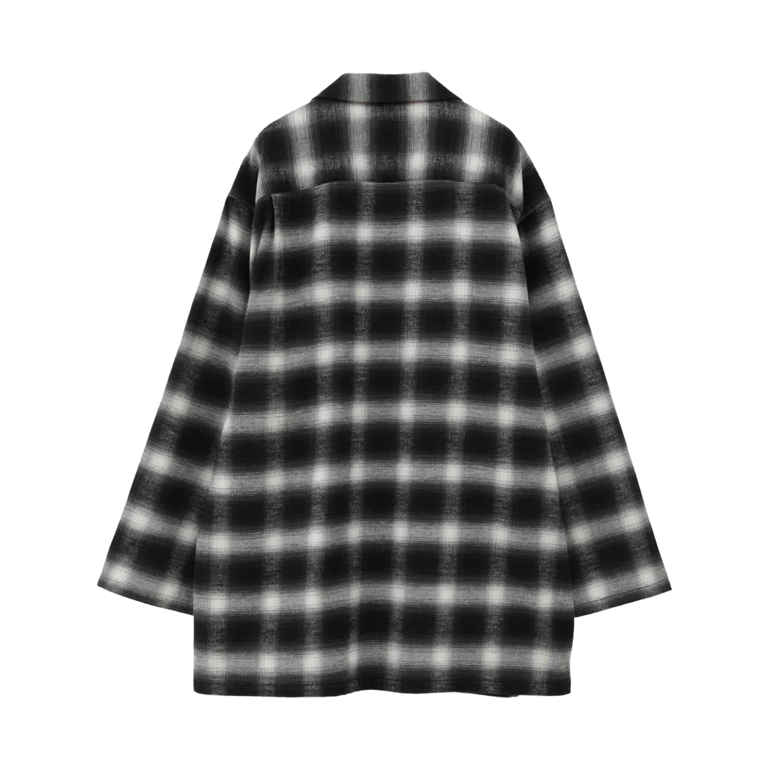 컨버스 도쿄 오버사이즈 플란넬 체크 셔츠 재킷 블랙(Converse Tokyo Oversized Flannel Checked Shirt Jacket Black) - 2