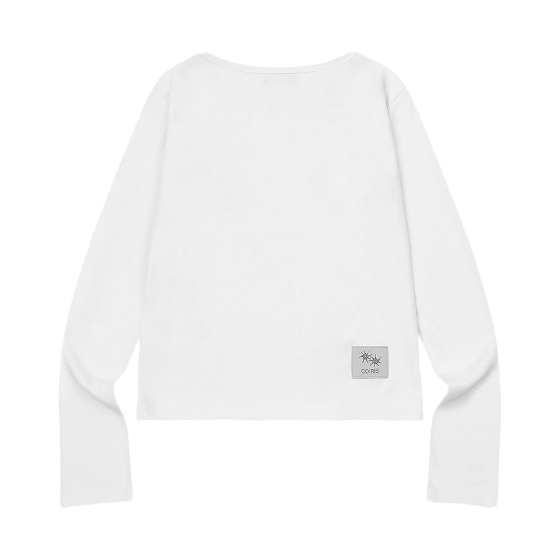 코이리스 카나 언발란스 버튼 롱 슬리브 티 화이트(Coiris Cana Unbalance Button Long Sleeve T White) - 2