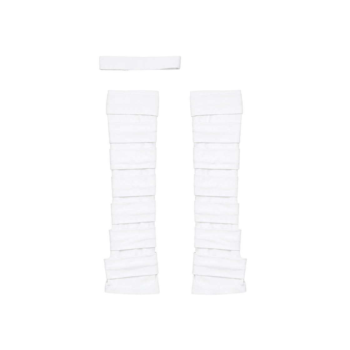 본네 밴디지 레그워머 화이트(Bonnae bandage leg warmer White) - 2